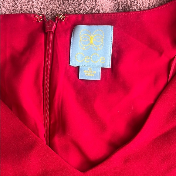 Red Mini Dress - Picture 2 of 2